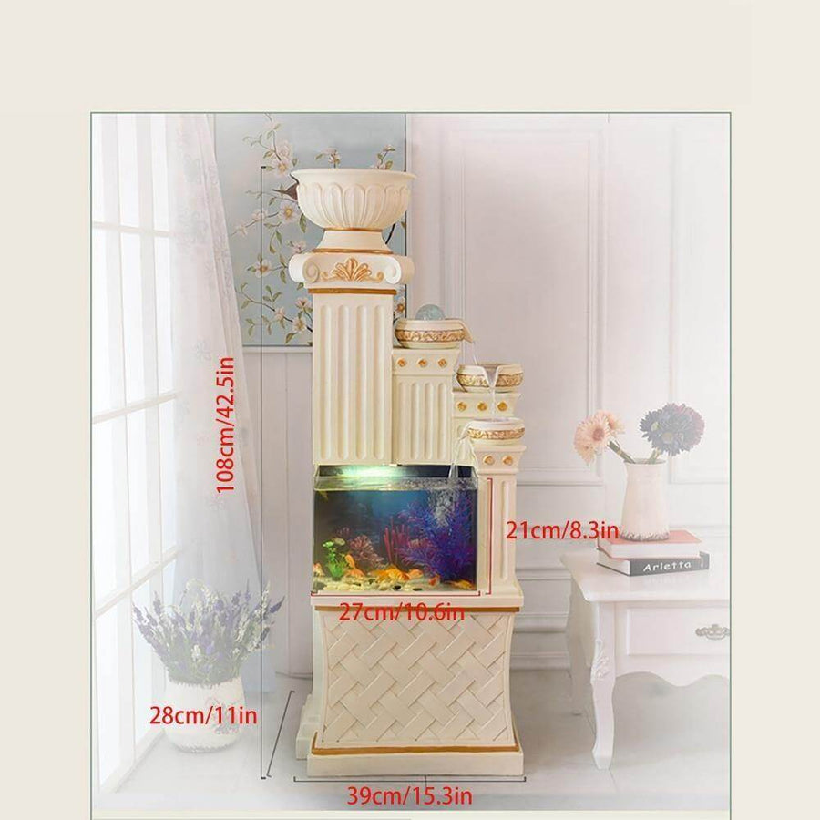 Luxury Roman Style Vintage Aquarium Fish Tank - Image 5