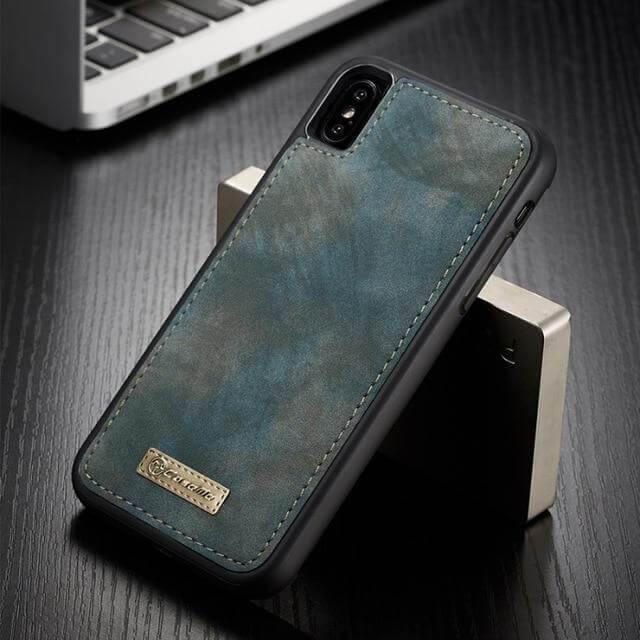 Vintage Leather Magnetic Iphone Case - Image 1