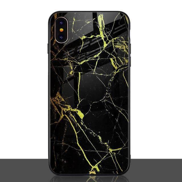 Luxury Marble Glass Agate Soft Edge Iphone Cases - Image 3