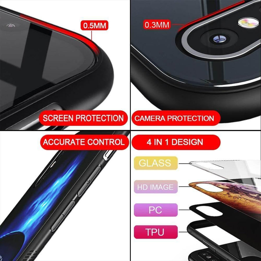 Luxury Space Silicone Glass Anti Slip Iphone Cases - Image 15