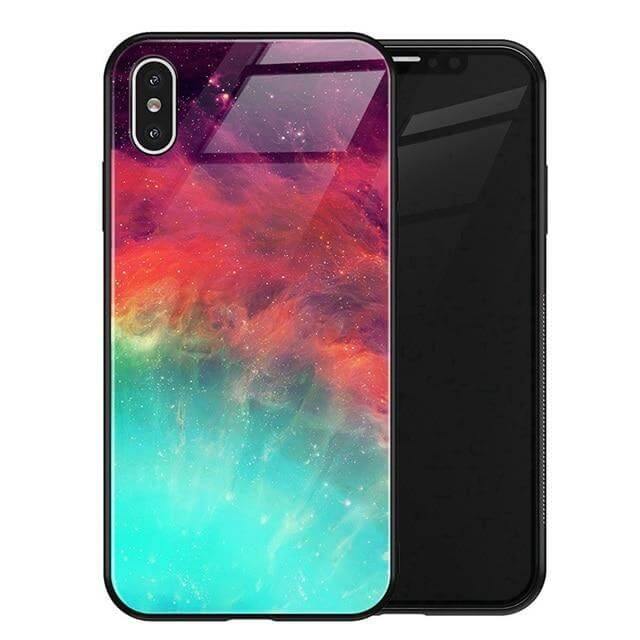 Luxury Space Silicone Glass Anti Slip Iphone Cases - Image 32