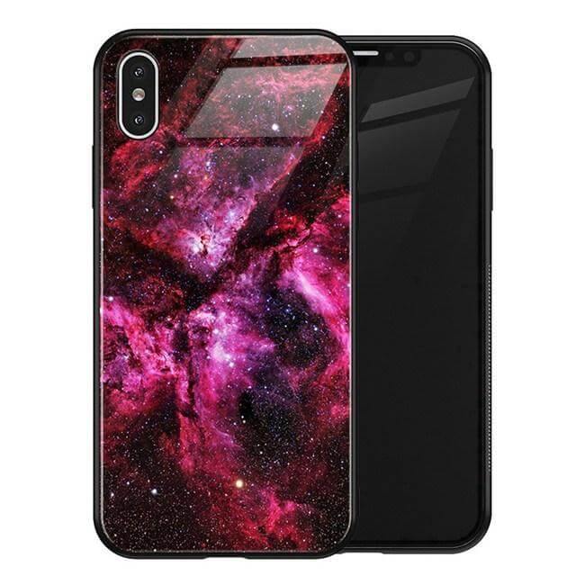 Luxury Space Silicone Glass Anti Slip Iphone Cases - Image 13