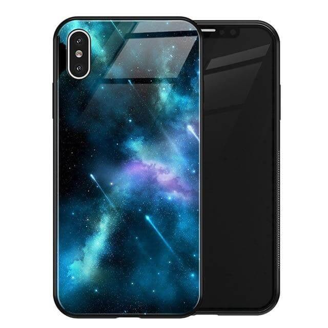 Luxury Space Silicone Glass Anti Slip Iphone Cases - Image 19