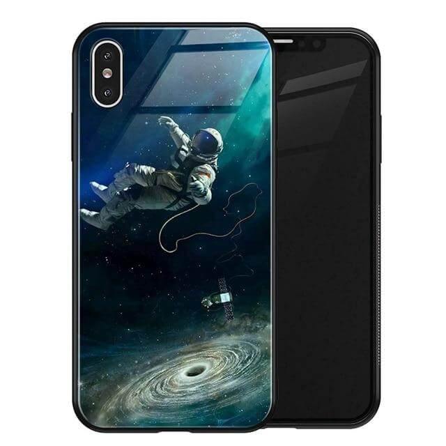 Luxury Space Silicone Glass Anti Slip Iphone Cases - Image 24
