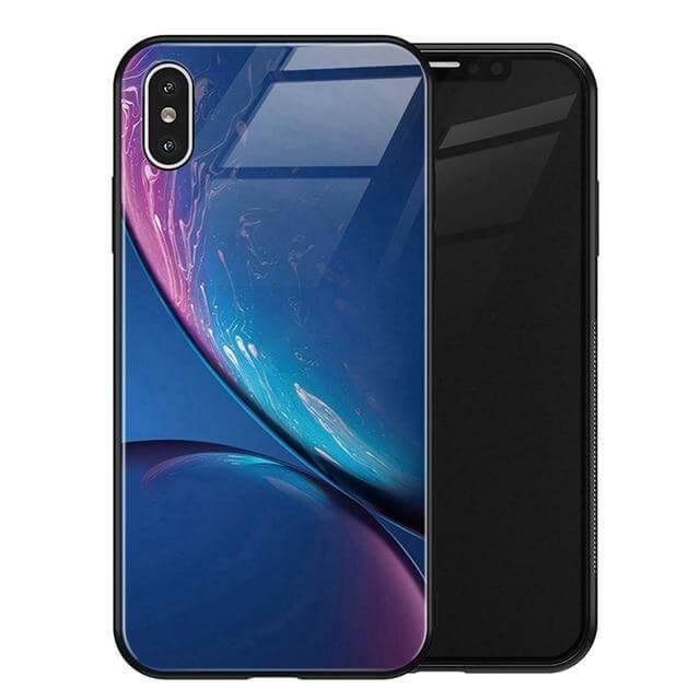 Luxury Space Silicone Glass Anti Slip Iphone Cases - Image 23