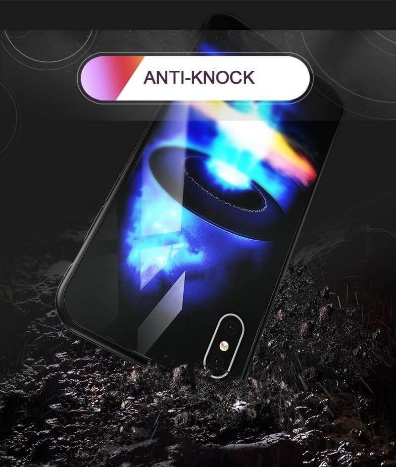 Luxury Space Silicone Glass Anti Slip Iphone Cases - Image 9