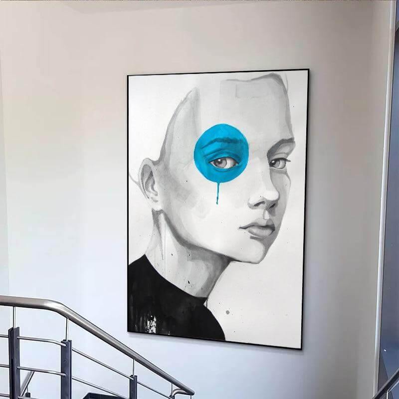 Modern Selfless Women Art Canvas Painting - Image 2