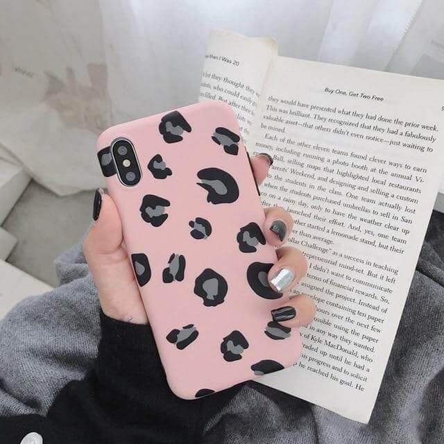 Cute Leopard Design Colorful Soft Iphone Cases - Image 6