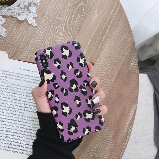 Cute Leopard Design Colorful Soft Iphone Cases - Image 5