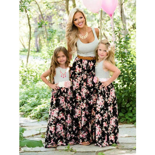 Floral Cute Mom and daughter Sundress Matching outfit - Image 0