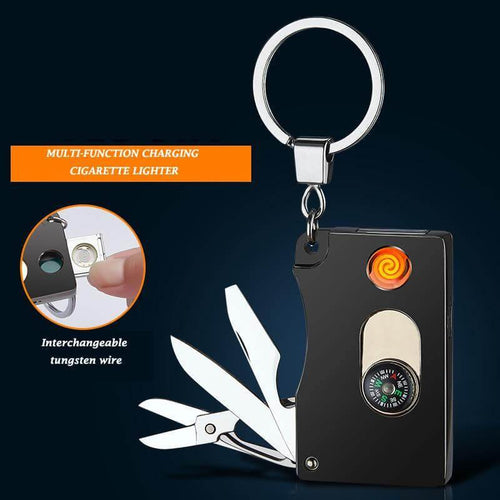 Flameless Windproof Multi-function Lighter - Image 0