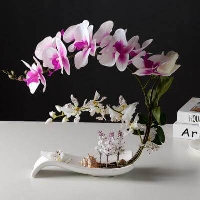 Artificial Butterfly Orchid Flowers Set - Image 3
