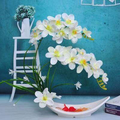 Artificial Butterfly Orchid Flowers Set - Image 11