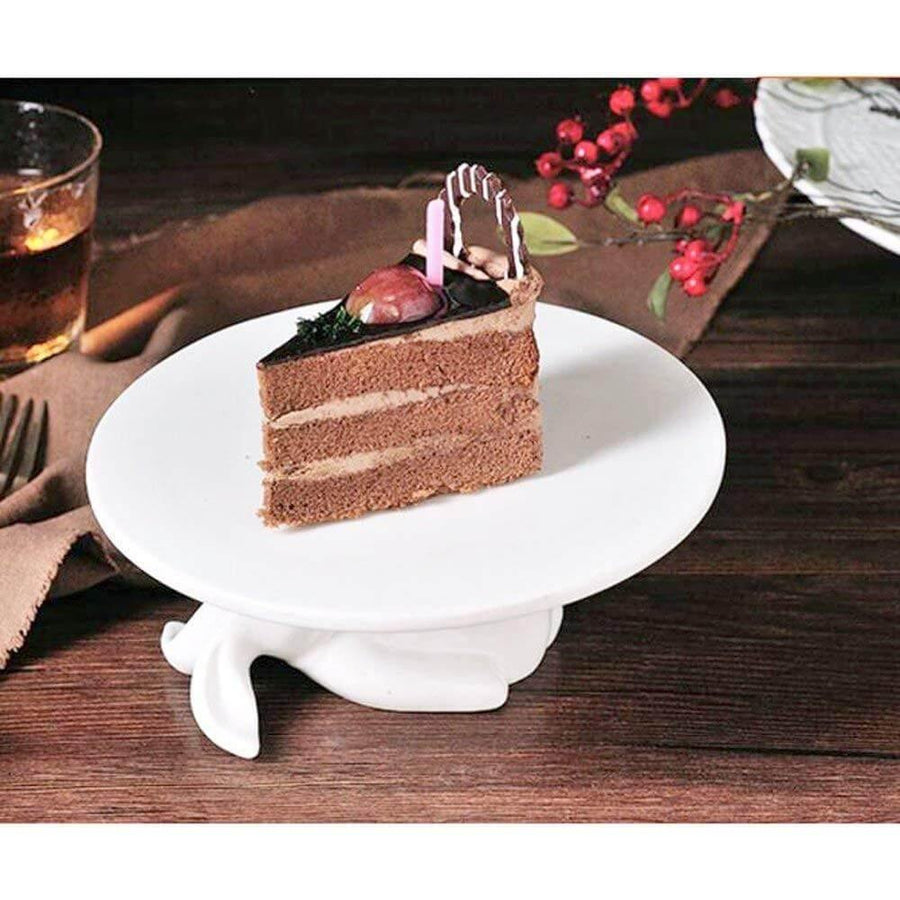 Rabbit Ceramic Dessert Server Tray - Image 2