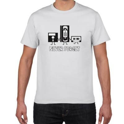 Never Forget Sarcastic Tshirt - Image 1