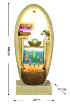 European Style Creative Fish Tank Decoration with Led Chandelier - Image 7