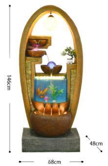 European Style Creative Fish Tank Decoration with Led Chandelier - Image 2