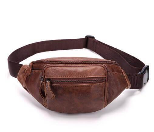 Pure Leather Unisex Fanny Bag - Image 0