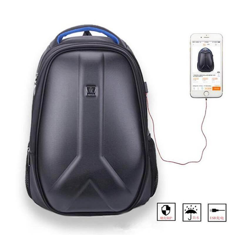 Waterproof Shoulder Vintage Oil Wax Canvas Backpack - Image 0