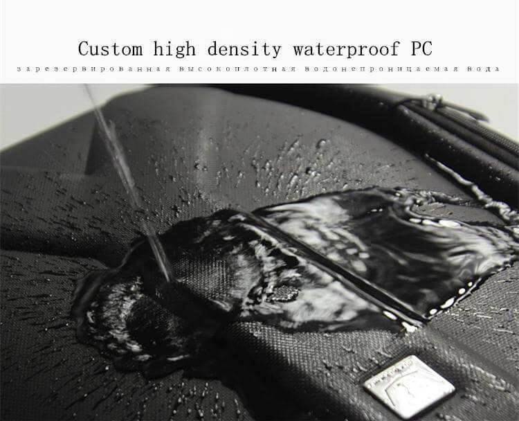 Waterproof Shoulder Vintage Oil Wax Canvas Backpack - Image 9