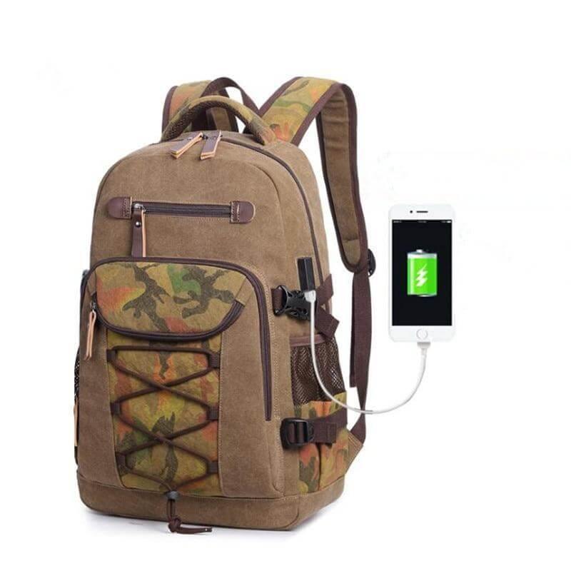 Anti Theft Usb Charging Travel Bagpack - Image 1