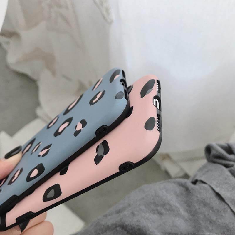 Cute Leopard Design Colorful Soft Iphone Cases - Image 2