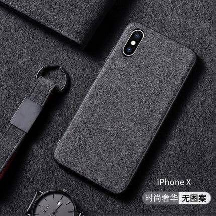Luxury Thick Leather Fur Iphone Cases - Image 1