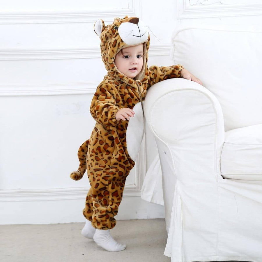 Leopard Costume Hoodie for Baby - Image 5