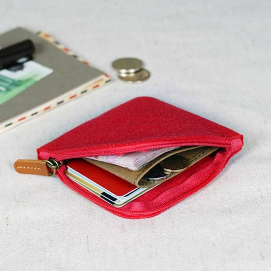 Felt Simple Zip Wallet - Image 5
