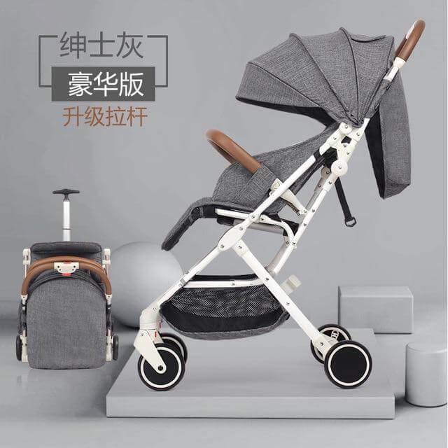 Futuristic Modern Portable Folding Baby Stroller - Image 7