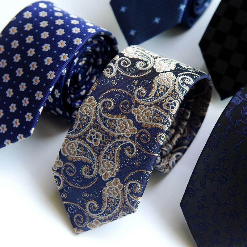 Designers Fashion Dot Striped Plaid neck Tie - Image 0