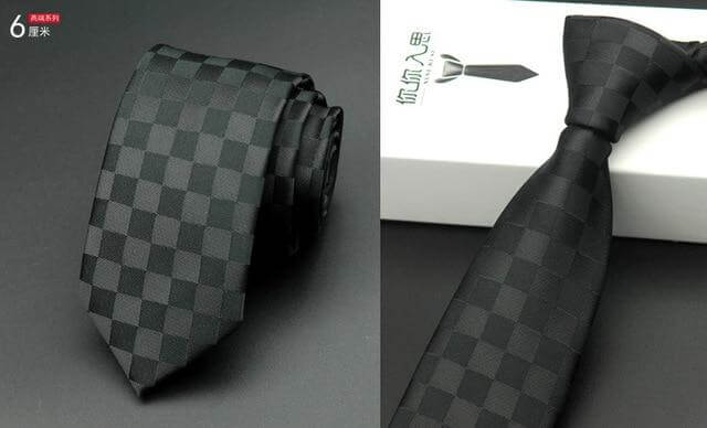 Designers Fashion Dot Striped Plaid neck Tie - Image 4