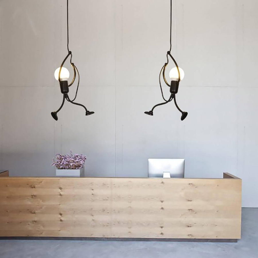 Human Animation Figure Chandelier Lights - Image 1