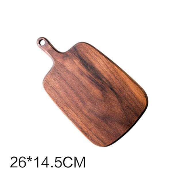 Japanese-style Walnut/Beech special-shaped Solid Wood Cutting Board - Image 4