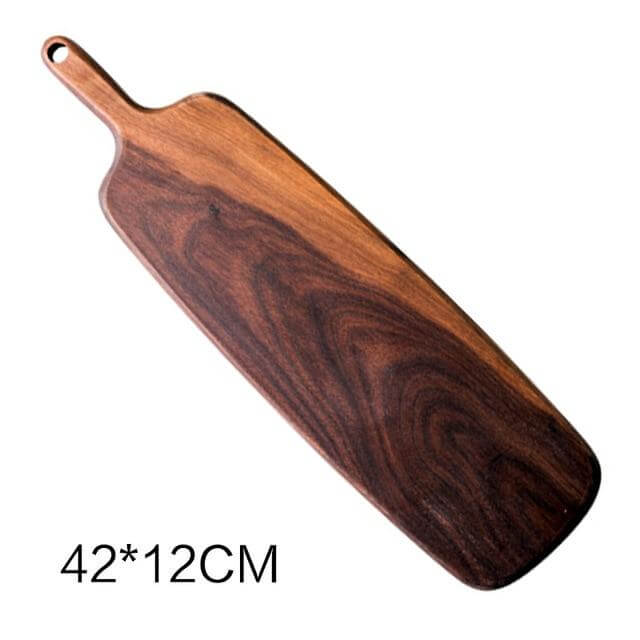 Japanese-style Walnut/Beech special-shaped Solid Wood Cutting Board - Image 10
