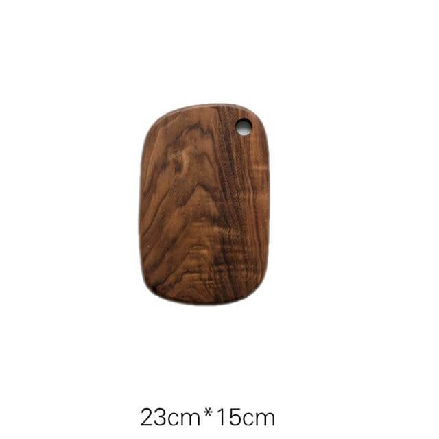 Japanese-style Walnut/Beech special-shaped Solid Wood Cutting Board - Image 3