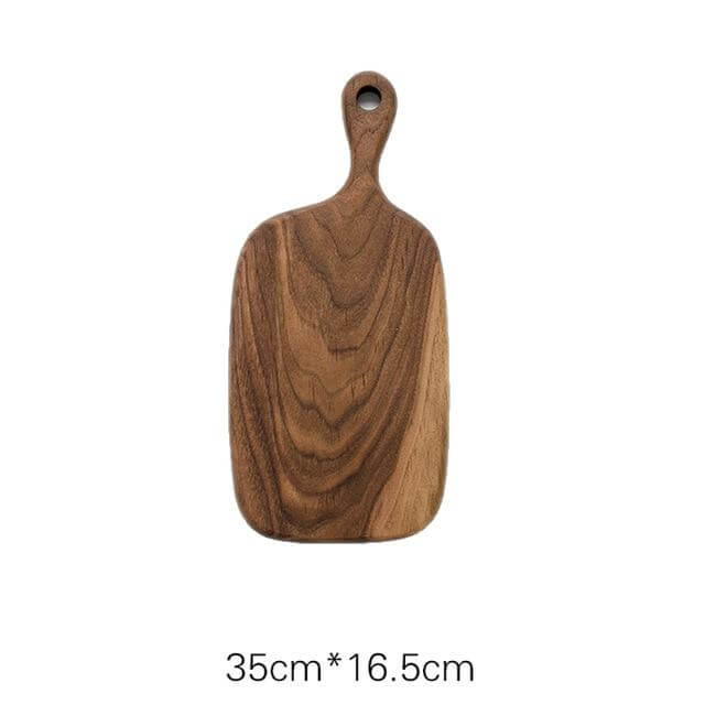 Japanese-style Walnut/Beech special-shaped Solid Wood Cutting Board - Image 11