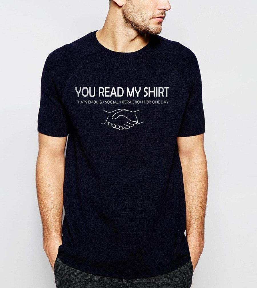 You read my t-shirt Funny T-shirt - Image 2