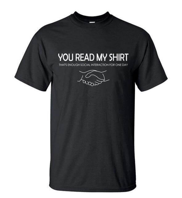 You read my t-shirt Funny T-shirt - Image 3