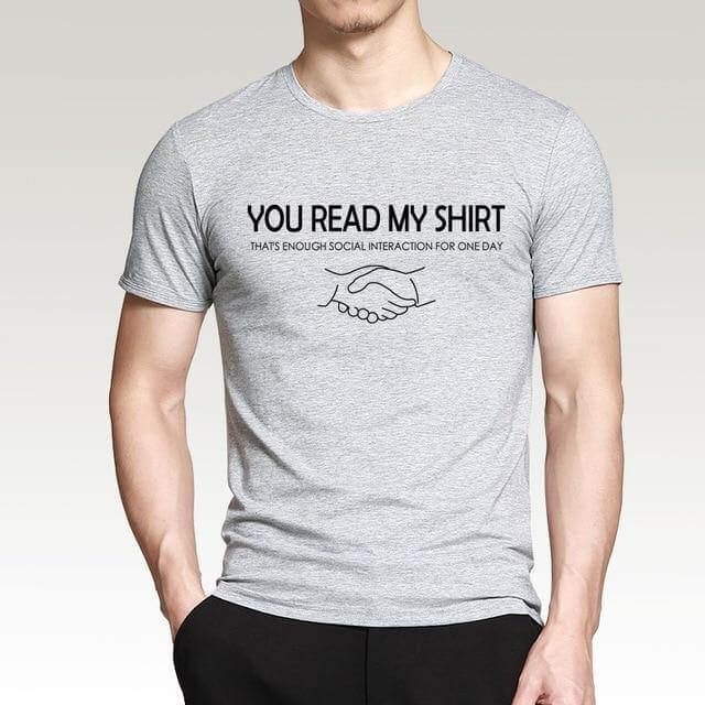 You read my t-shirt Funny T-shirt - Image 0