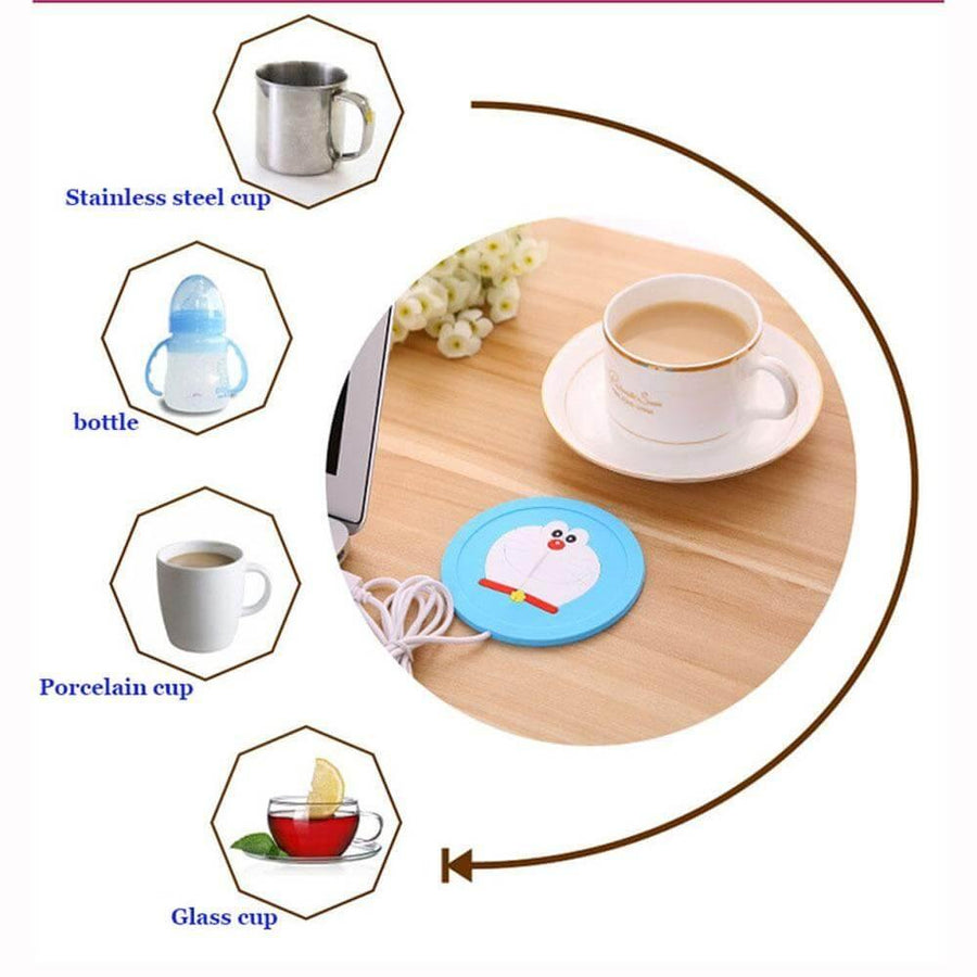 USB Cute Silicone Coffee Heater Tray - Image 3