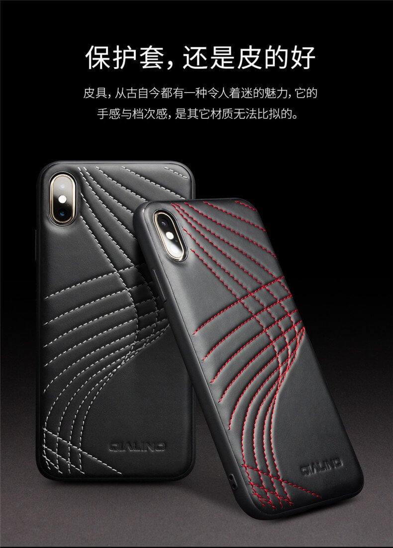 Genuine Leather Full Edge Protect Luxury Iphone Cases - Image 5