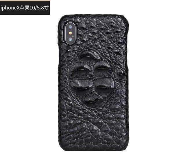 Luxury Natural Crocodile Skin Case for iPhone Models - Image 6