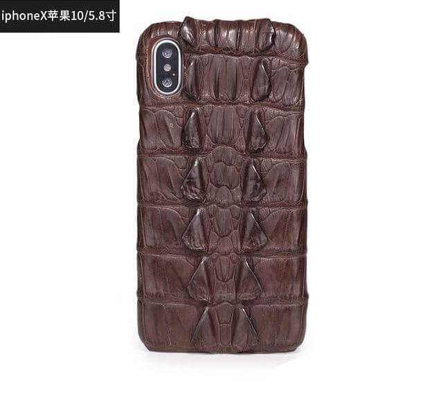 Luxury Natural Crocodile Skin Case for iPhone Models - Image 7