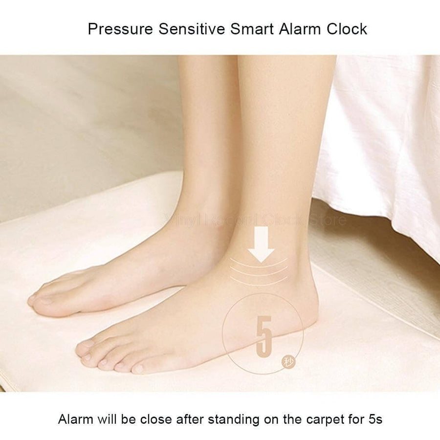 Pressure Sensitive Step on Rug Carpet Alarm Clock - Image 2