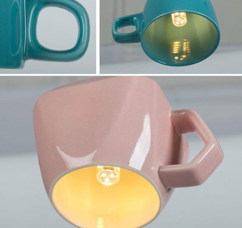 Nordic Ceramic Tea Cup Light - Image 9