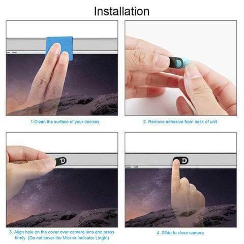 Webcam Lens Shutter Sticker Cover for Macbook - Image 4