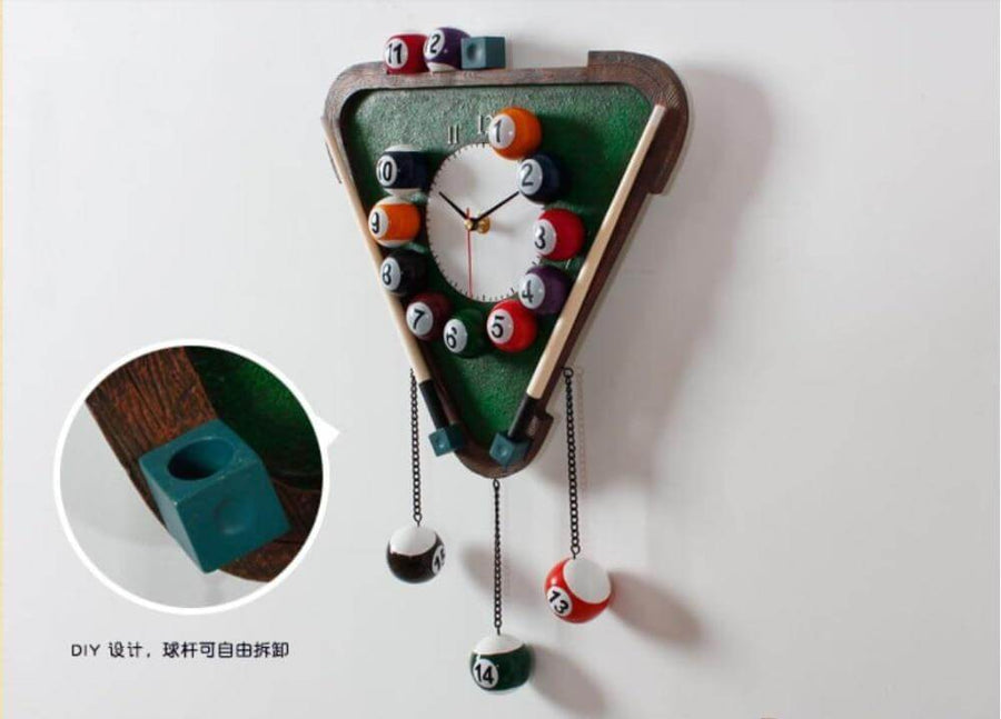Modern Pool Wall Clock - Image 7