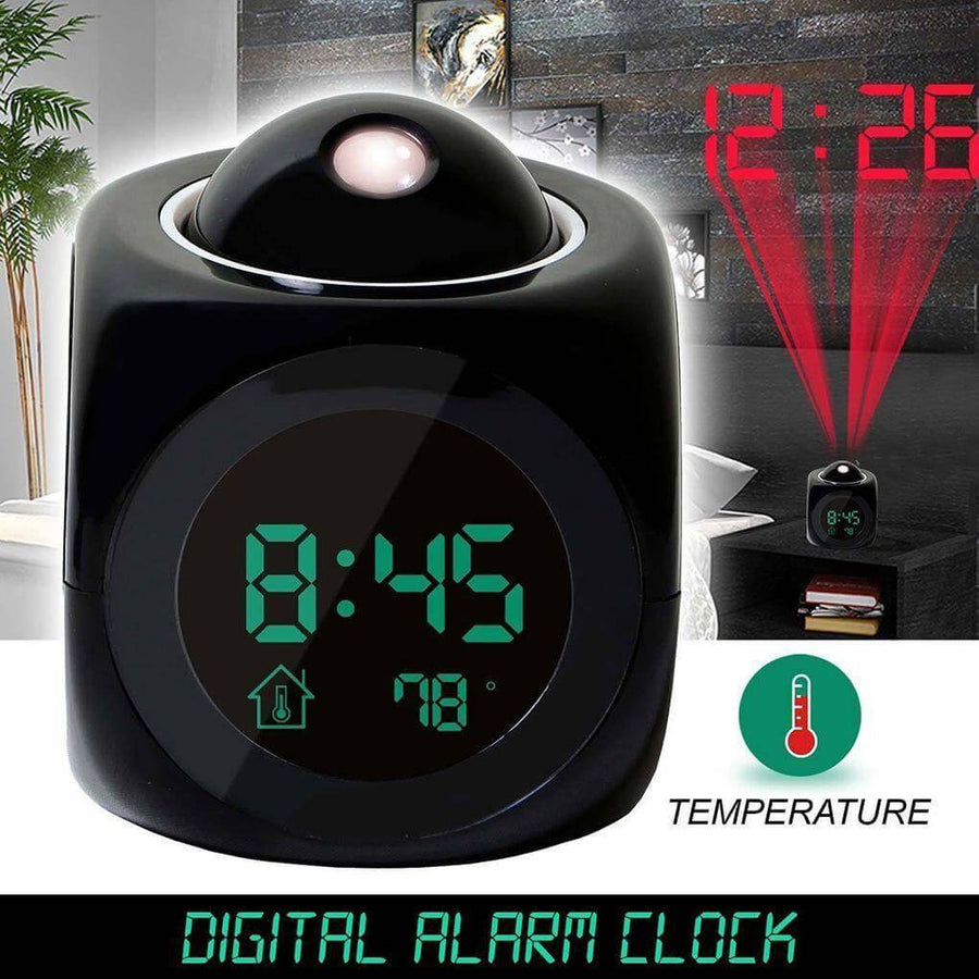LCD Projection Display Digital Alarm Clock - Image 0