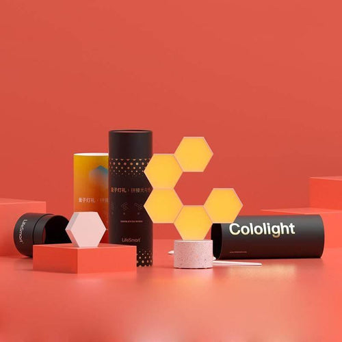Creative Geometry Smart LED Night Light - Image 0